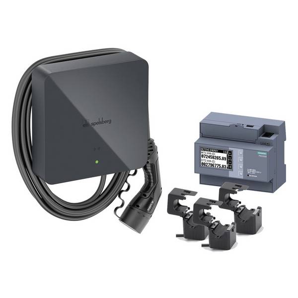 Spelsberg Wallbox Graphite DLM Bundle Wallbox Typ 2 Mode 3 16 A Anzahl Anschlüsse 1 11 kW RFID