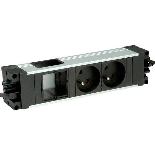 Bachmann 906.093 Steckdoseneinheit Aluminium, Schwarz GST18i Anschlussbuchse 1 St.