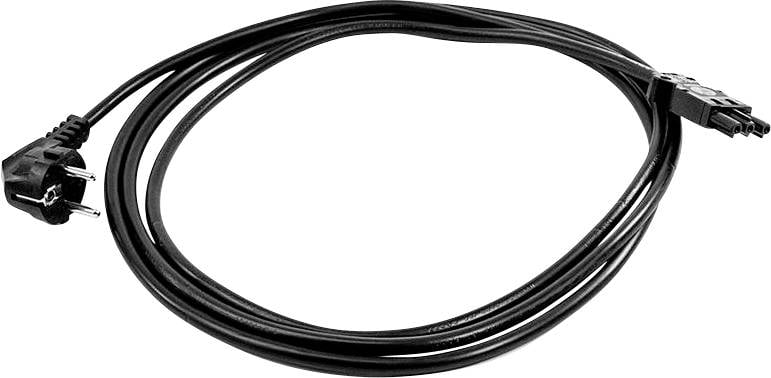 Thumbnail - Bachmann 375.0045 Strom Netzkabel Schwarz 1 m