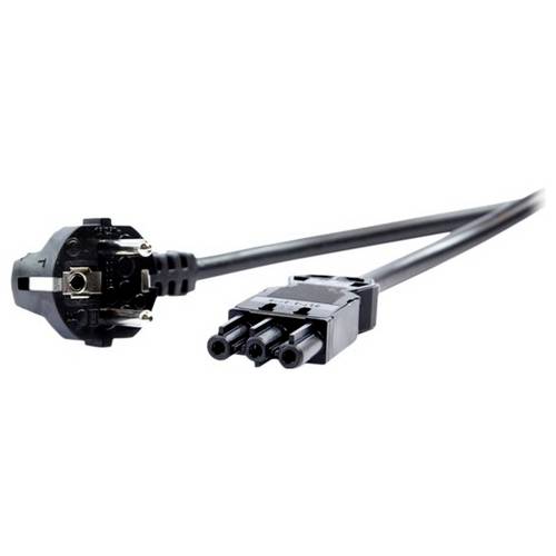 Bachmann 375.1292 Strom Netzkabel Schwarz 7 m