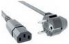 Bachmann H05VV-F 3G 1.50 mm² - Stromkabel - CEE 7/7 rechtwinklig bis IEC 60320 C13