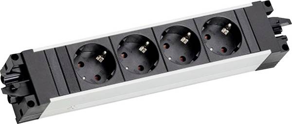 Bachmann STEP ALU 4x Steckdosenleiste CEE7/3 KS GST18i3 (906.18802)