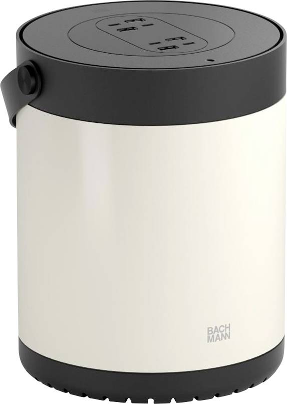 Bachmann Bachmann MOV:E - Tragbares kraftwerk - 4x USB A/C charger, with lock adapter Powerstation 7800 mAh USB PD Weiß