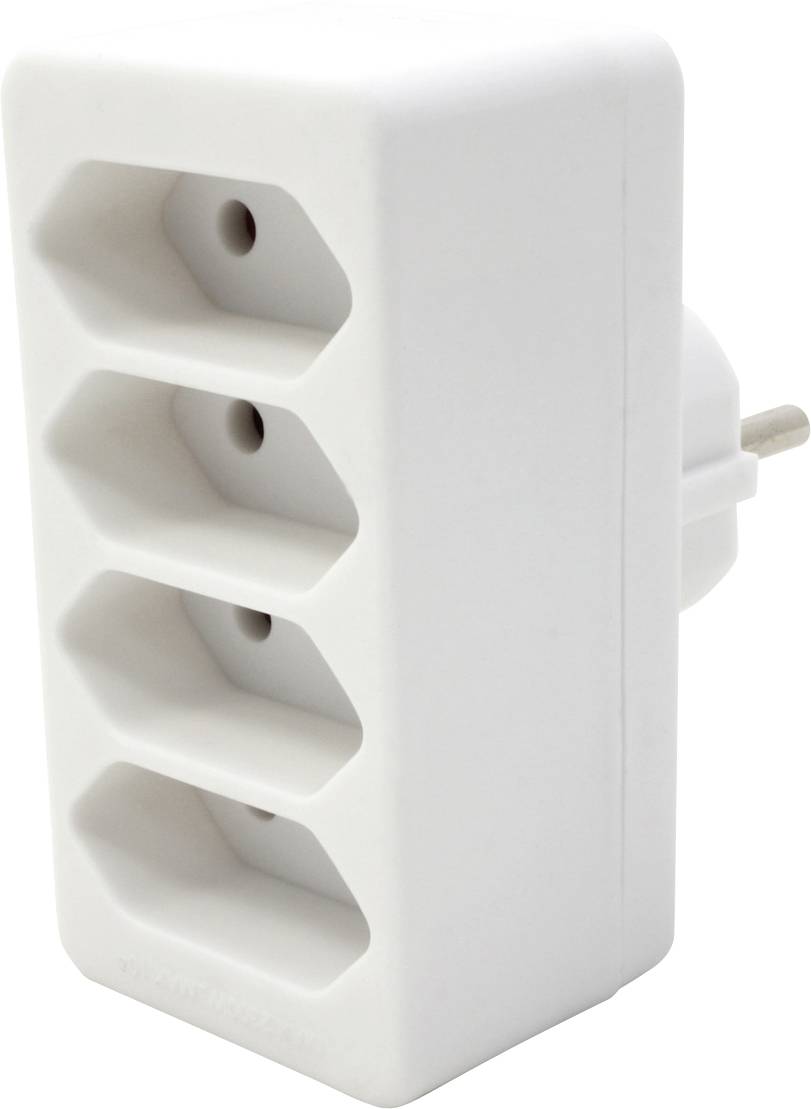 Bachmann 921.273 Steckdosen-Verteiler Weiß 1 St.