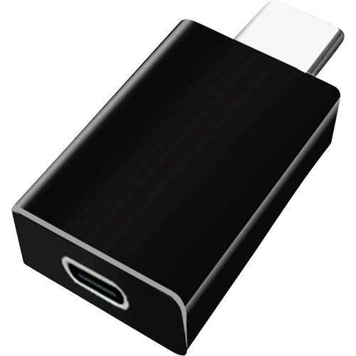 Thumbnail - Roline USB-Adapter USB-C® Stecker, USB-C® Buchse Schwarz USB Portblocker 11.02.8339