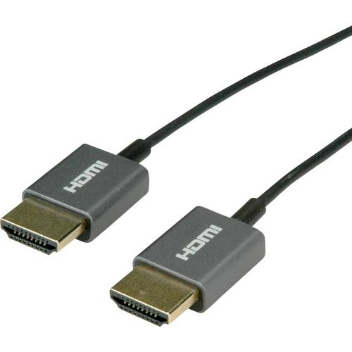Roline HDMI-Kabel HDMI 2.1 HDMI-A Stecker 1.5 m Schwarz 8K UHD 11.04.5937