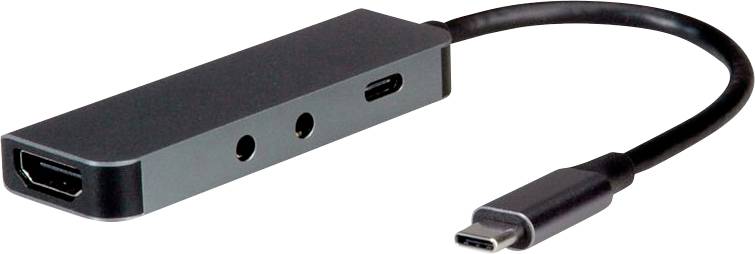 Roline USB-C® Dockingstation ROLINE Dockingstation Typ C, 4K HDMI, 2x