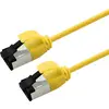 Roline 21.15.3232 RJ45 Patchkabel CAT 8.1 U/FTP 0.5 m Gelb 1 St.