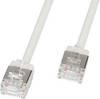 Roline 21.15.4501 RJ45 Patchkabel CAT 6a U/FTP 1 m Grau Folienschirm 1 St.