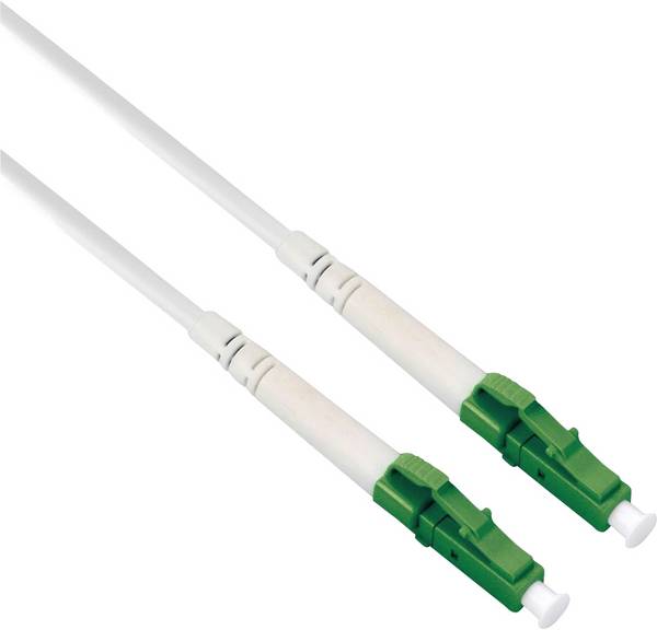 Roline 21.15.8604 Glasfaser LWL Anschlusskabel 7 m Weiß [1x LC APC-Stecker - 1x LC APC-Stecker] 9/125 µ Singlemode OS2