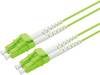Roline 21.15.9283 Glasfaser LWL Anschlusskabel 3 m Grün [2x LC - 2x LC] 50/125 µ Multimode OM5