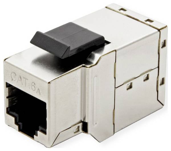 Roline ROLINE RJ-45 Kupplung geschirmt, Cat.6A Modular Kupplung CAT 6a 1 St.