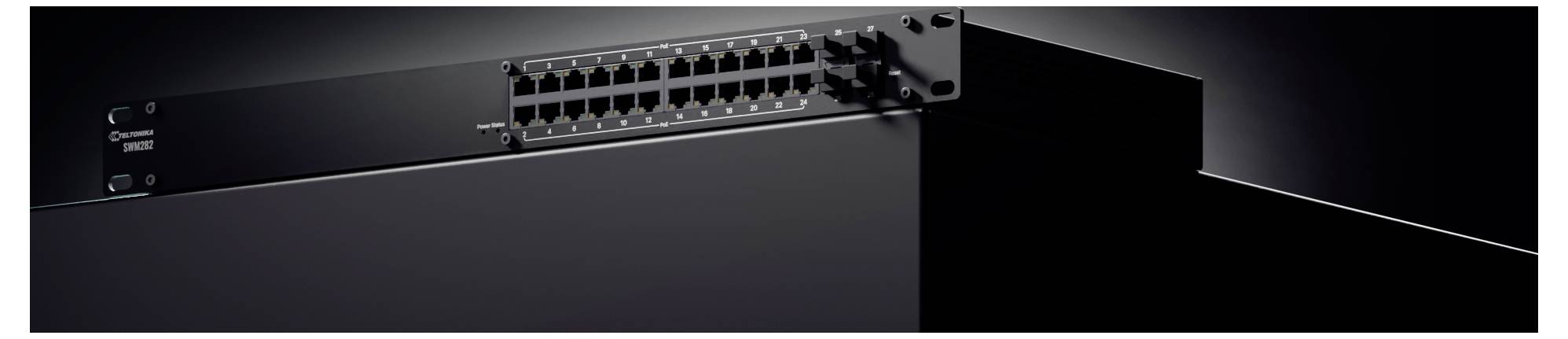 Teltonika SWM282 24-port Switch 24x10/100/1000-6