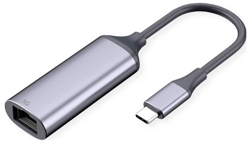 VALUE USB3.2 Gen2 Typ C - 5 Gigabit Ethernet Konverter - Digital/Daten (12.99.1128)