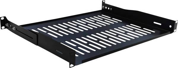Value 26.99.0429 19 Zoll Netzwerkschrank-Ablage 1 HE Geeignet für Schranktiefe: ab 600 mm Schwarz