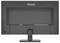 Rückansicht eines grauen Computermonitors mit einer zentralen Montageklammer. Der Monitor hat die Marke „iiyama" oben in der Mitte.