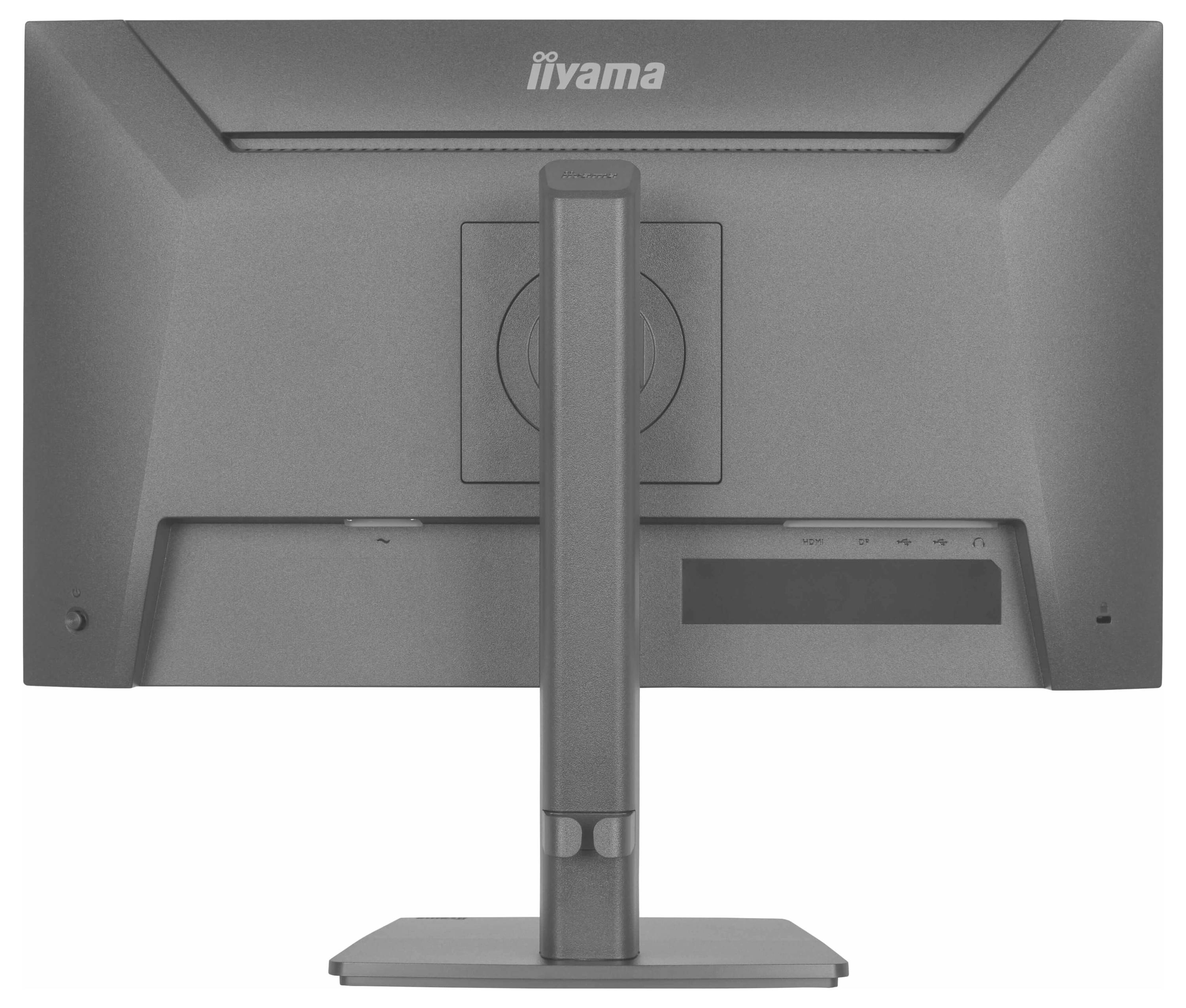 Eine graue Steckdose mit drei vertikalen Schlitzen, typischerweise für elektrische Verbindungen verwendet, zentriert auf einem rechteckigen Panel.