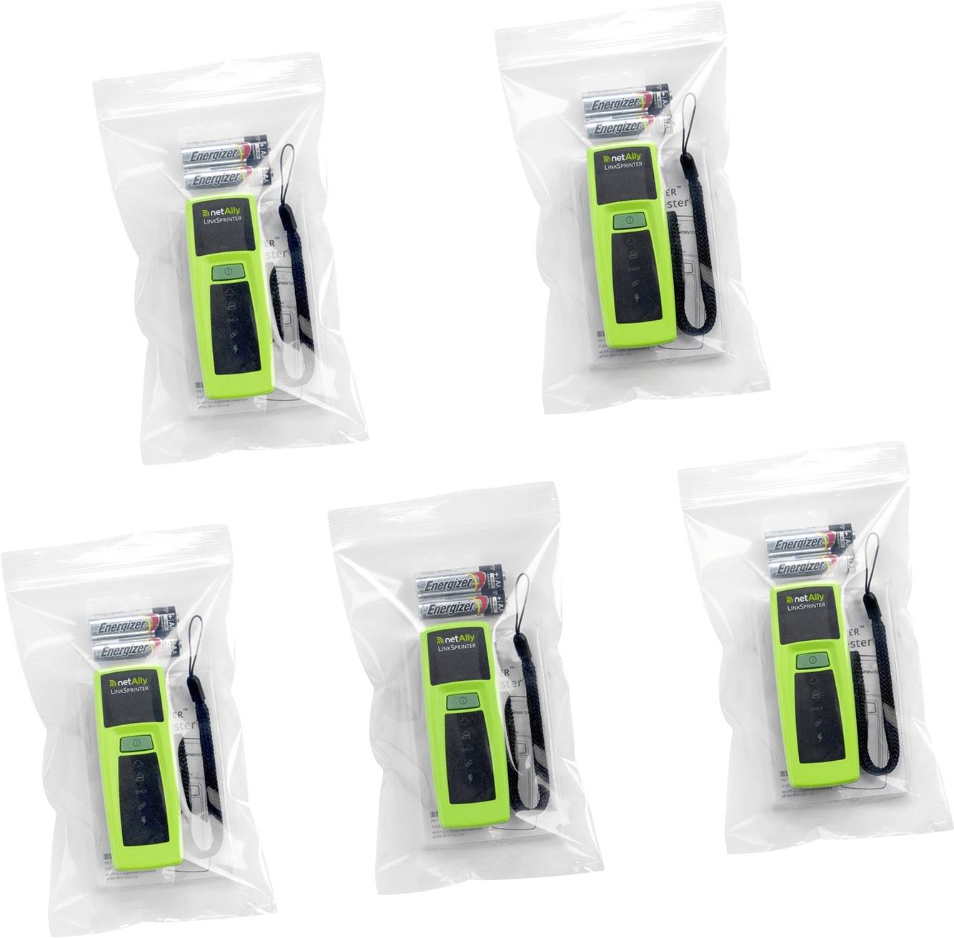 NetAlly LinkSprinter® 5er Pack Kabel, Netzwerk und WiFi Tester