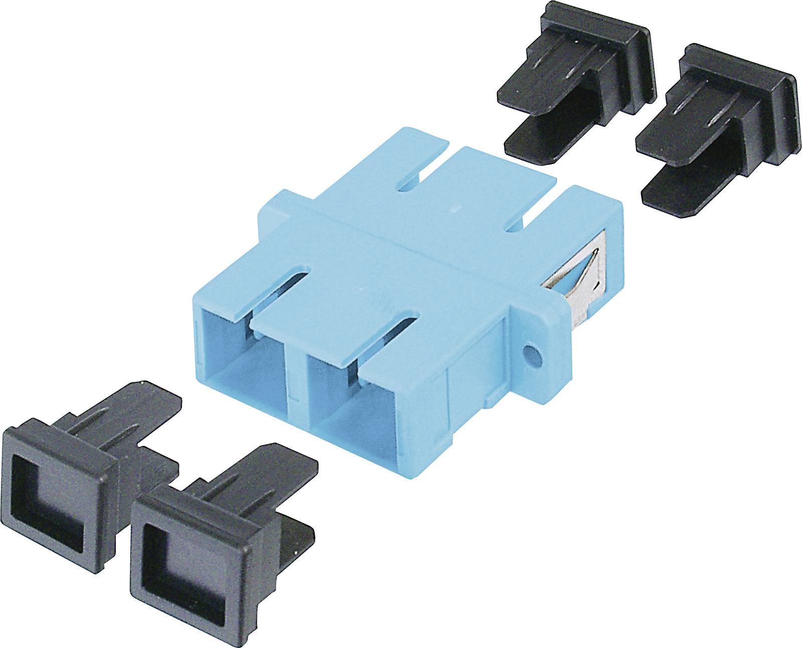 Digitus DN-96005-2 LWL-Kupplung Aquablau, Aquamarin, Schwarz 1 St.