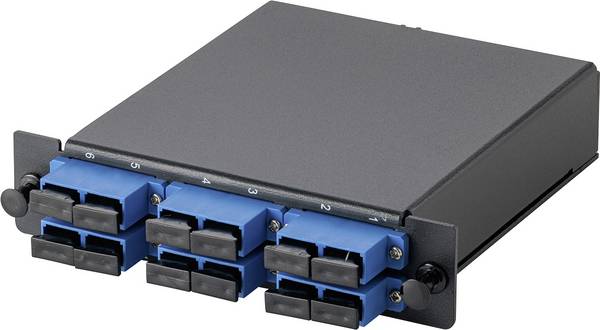 Digitus DN-96332-2/9 LWL-Verteilerplatte Schwarz, Blau 1 St.