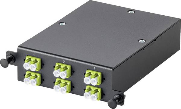 Digitus DN-96343-2-5 LWL-Verteilerplatte Schwarz, Limettengrün, lime green, Weiß 1 St.