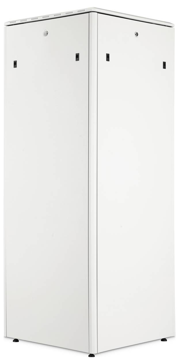 Ein hoher, weißer, rechteckiger Luftreiniger mit minimalistischem Design, aufrecht stehend, mit Lüftungsöffnungen und subtilen Details auf seiner Oberfläche.