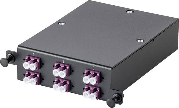 Digitus DN-96343-2-4 LWL-Verteilerplatte Schwarz, Violett, Weiß 1 St.