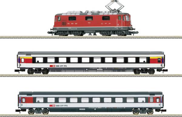 MiniTrix T11167 N Startpackung Personenzug SBB