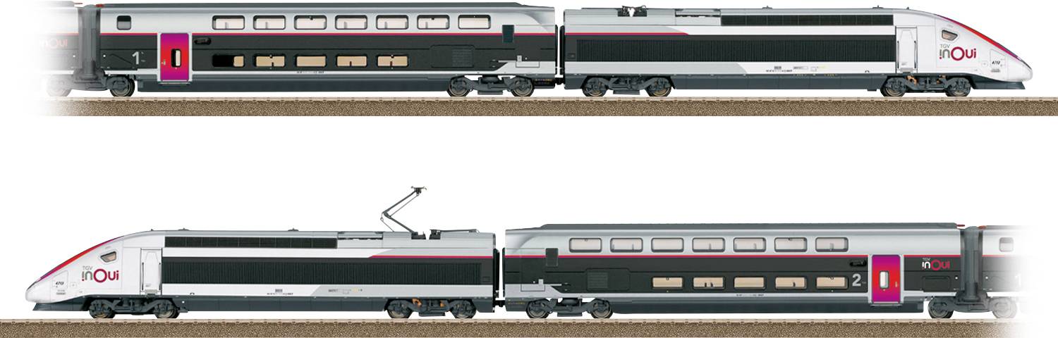 TRIX H0 T22482 H0 TGV inQui EuroDuplex SNCF