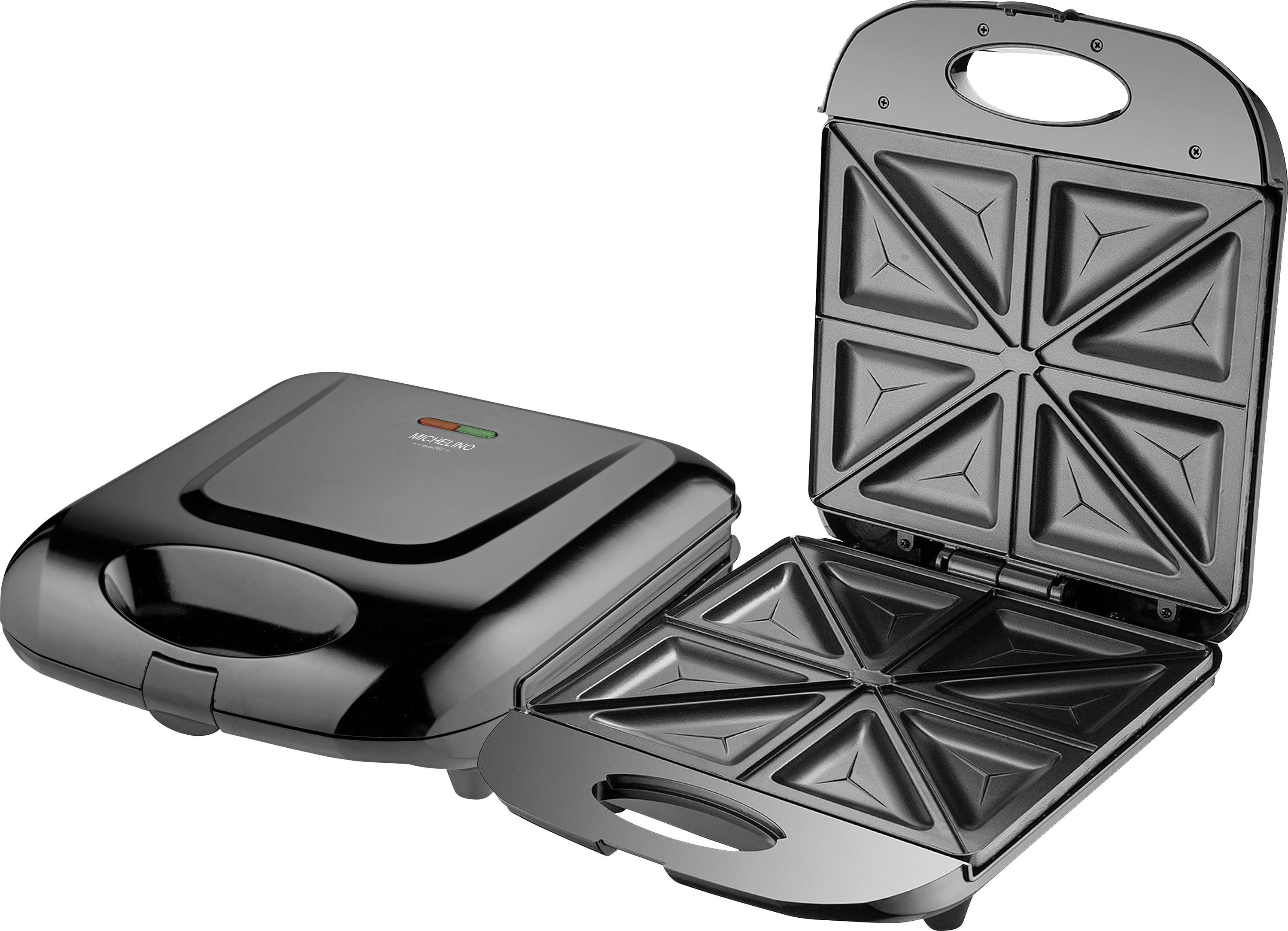 Michelino Sandwichmaker 4er 1400 Watt Sandwich-Toaster