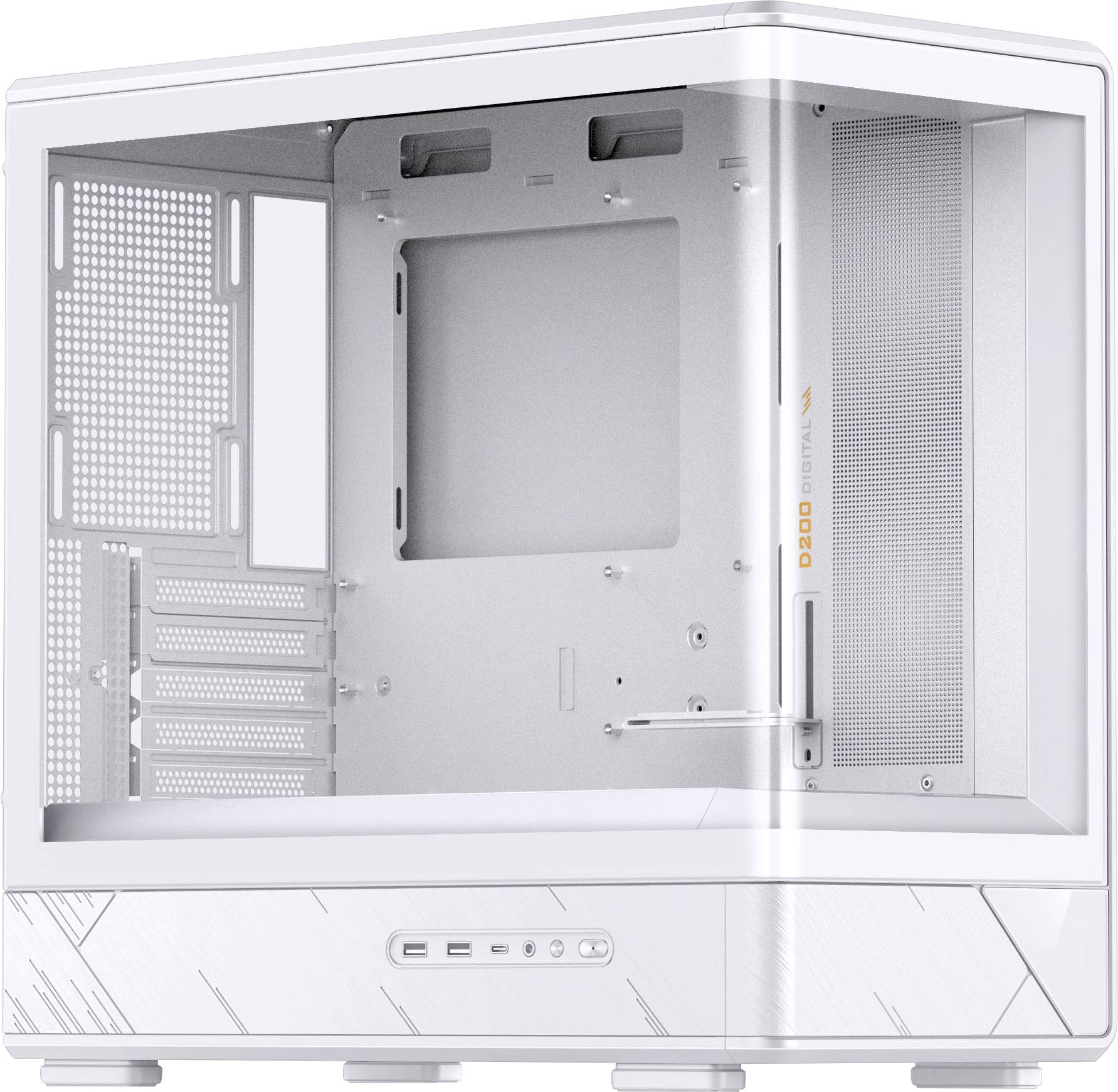 Jonsbo Mini-Tower PC-Gehäuse, Gehäuse, Gaming-Gehäuse Weiß