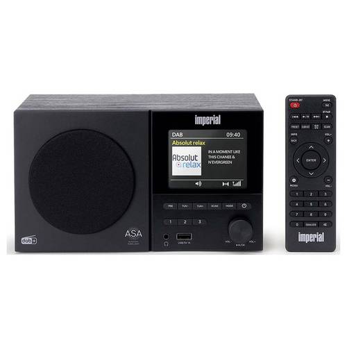 Imperial DABMAN-120BK Tischradio DAB+, FM DAB+, Bluetooth® Schwarz