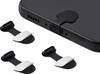 Renkforce USB-C® Staubschutz für mobile Geräte, 3 Stück/Set, Schwarz