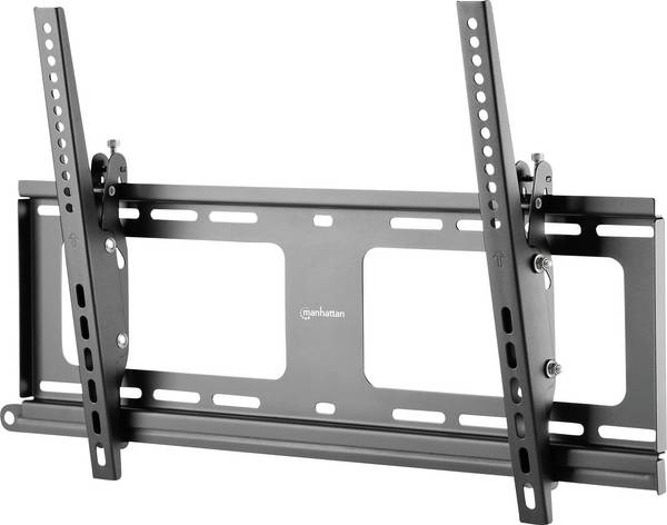 Manhattan Outdoor Anti-Diebstahl TV-Wandhalterung neigbar für 37" bis 86" bis 80kg schwarz TV-Wandhalterung 94,0 cm (37") - 218,4 cm (86”) Neigbar, Schwenkbar Mit Diebstahlschutz