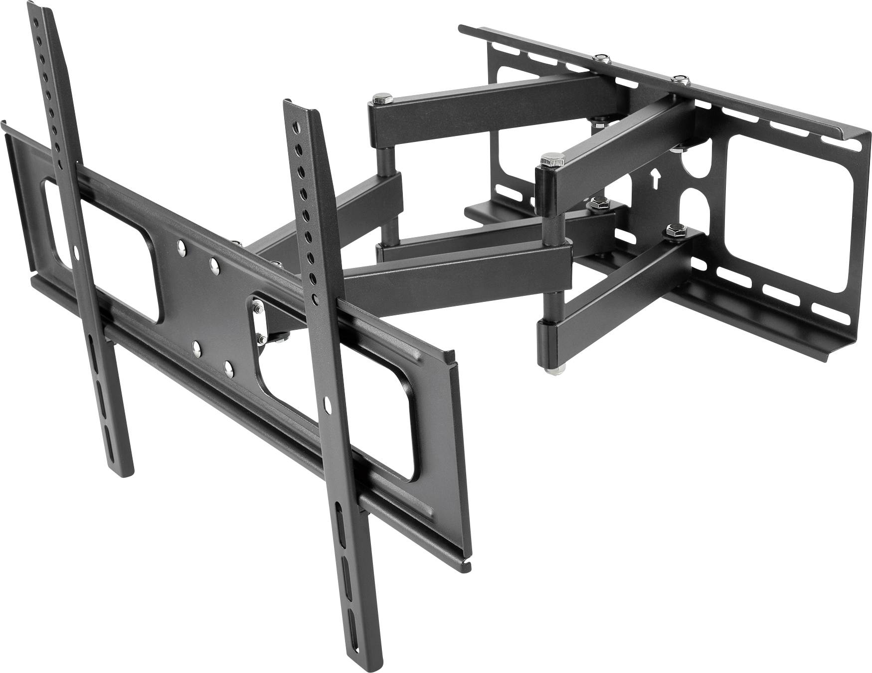 Manhattan TV-Wandhalterung 94,0 cm (37) - 218,4 cm (86”) Ausziehbar, Neigbar, Schwenkbar Mit Verriegelungsmechanismus, V...