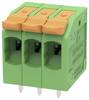 Degson DG2204R-5.0-03P-14-100Z(H) Klemmenblock flexibel: 0.2-4 mm² starr: 0.2-4 mm² Polzahl: 3 1 St. Grün
