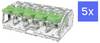 Degson DGBSC-SG01/4-05P (17-16ZH) Verbindungsklemme flexibel: 0.2-4 mm² starr: 0.2-4 mm² Polzahl: 5 5 St. Grün