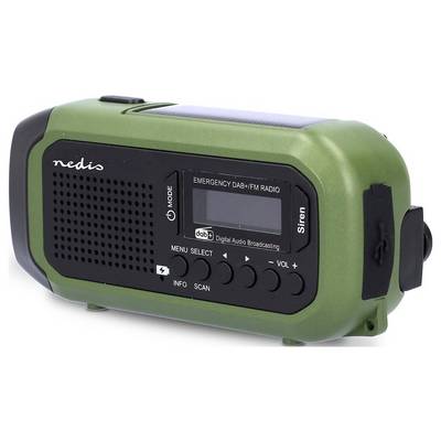 Nedis RDDBCR2000GN Notfallradio DAB+, UKW, FM Notfallradio, DAB+, UKW Grün, Schwarz-3