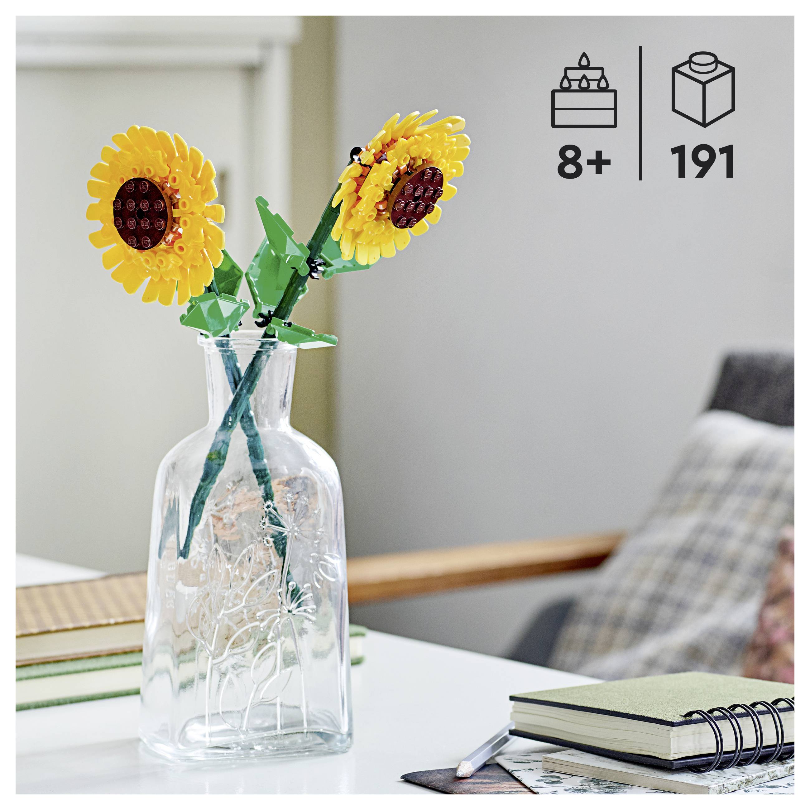 LEGO® ICONS™ 40524 Sonnenblumen-4