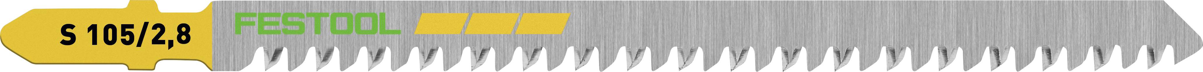 Festool 204262 Stichsägeblatt WOOD STRAIGHT CUT S 105/2,8/5 5 St.