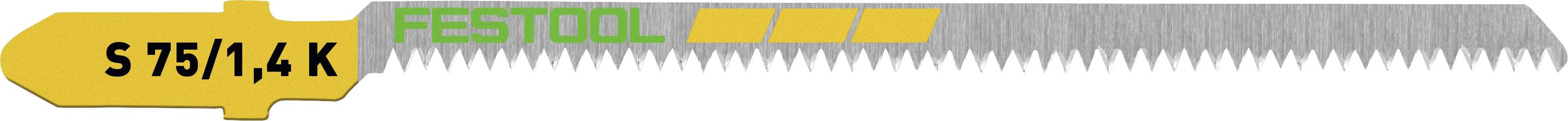 Festool 204267 Stichsägeblatt WOOD CURVES S 75/1,4 K/5 5 St.