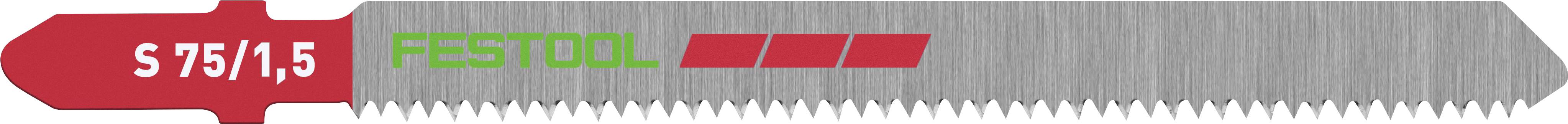 Festool 204268 Stichsägeblatt PLASTICS PROFILE S 75/1,5/5 5 St.