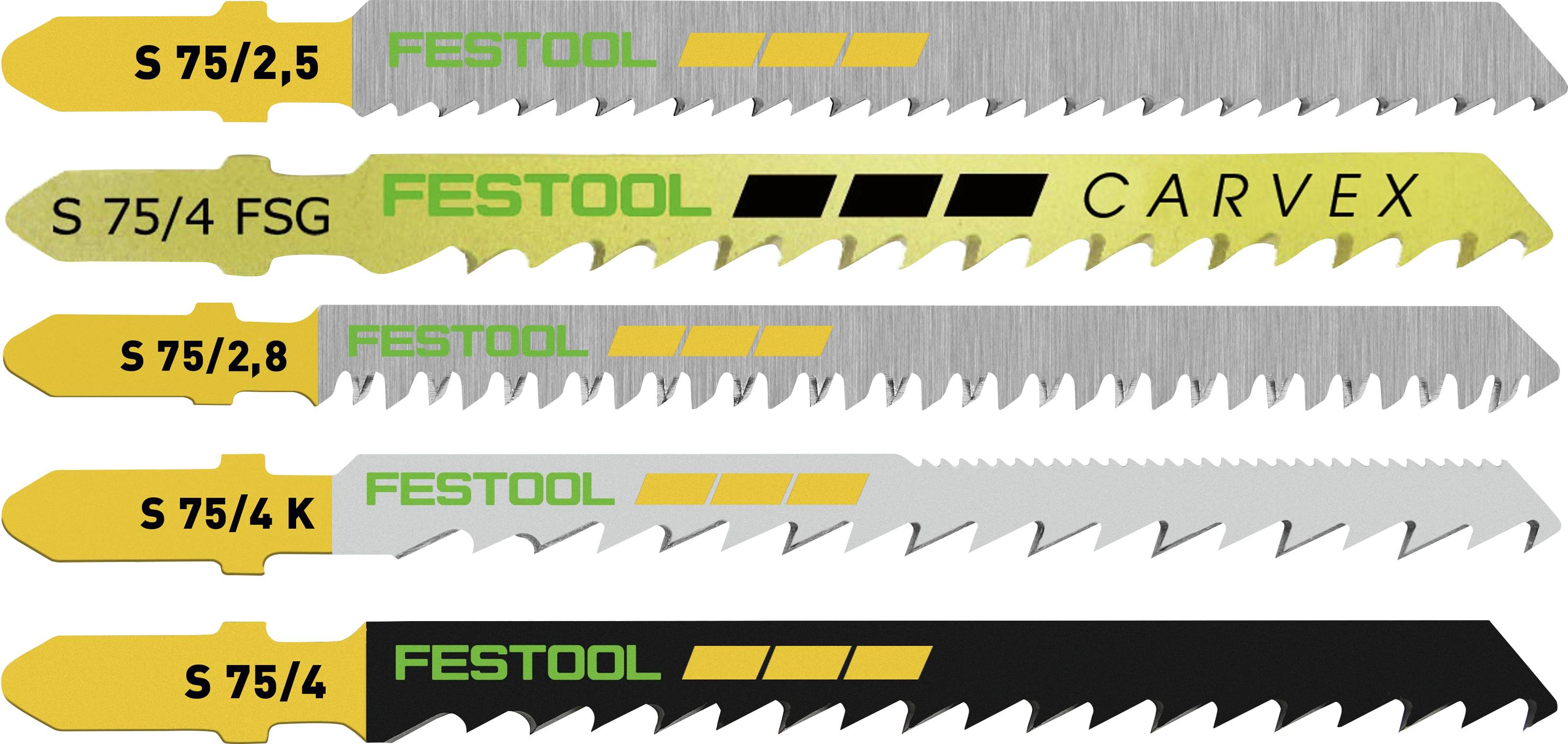 Festool 204275 Stichsägeblatt-Set STS-Sort/25 W 25 St.