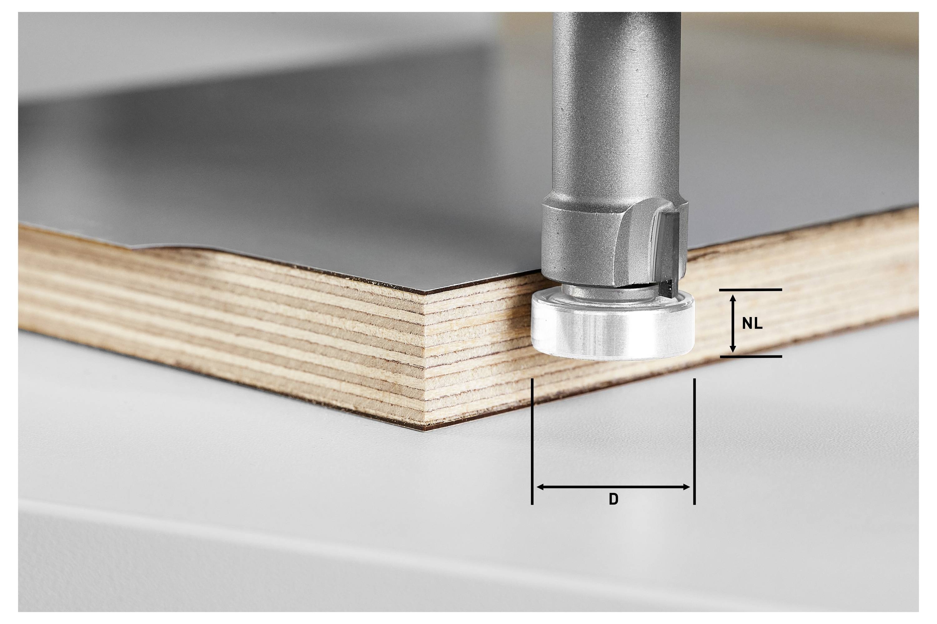 Festool 490085 Bündigfräser Produktabmessung, Ø 22 mm Arbeits-Länge 8 mm