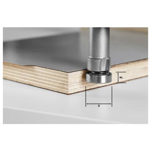 Thumbnail - Festool 490565 Bündigfräser Produktabmessung, Ø 22 mm Arbeits-Länge 8 mm
