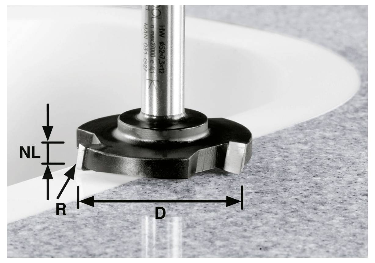 Festool 492701 Planfräser Produktabmessung, Ø 52 mm Arbeits-Länge 7.30 mm Schaftdurchmesser 12 mm