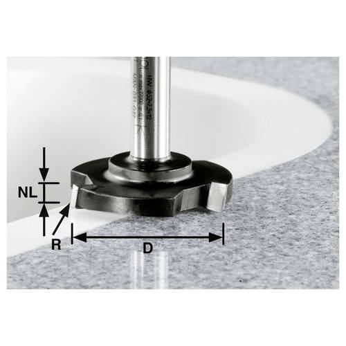 Festool 492701 Planfräser Produktabmessung, Ø 52 mm Arbeits-Länge 7.30 mm Schaftdurchmesser 12 mm