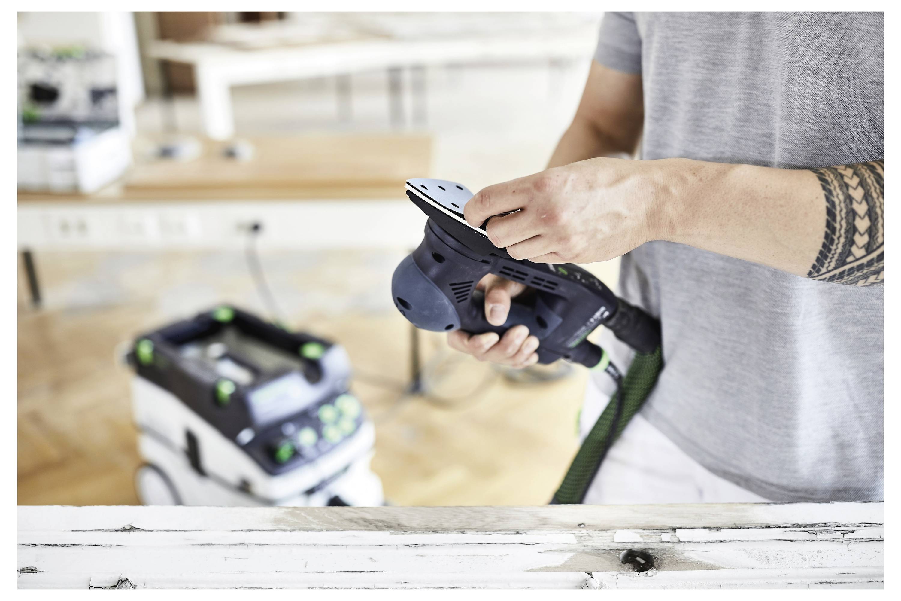 Festool V93 P220 GR/100 497397 Deltaschleifpapier mit Klett Körnung (num) 220 100 St.-4