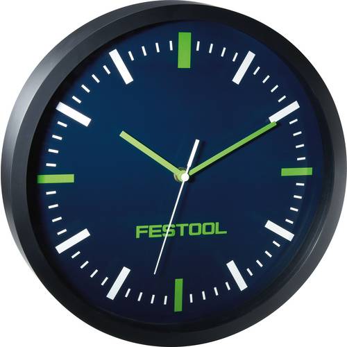 Festool 498385 Wanduhr 300 mm Dunkelblau, Grün
