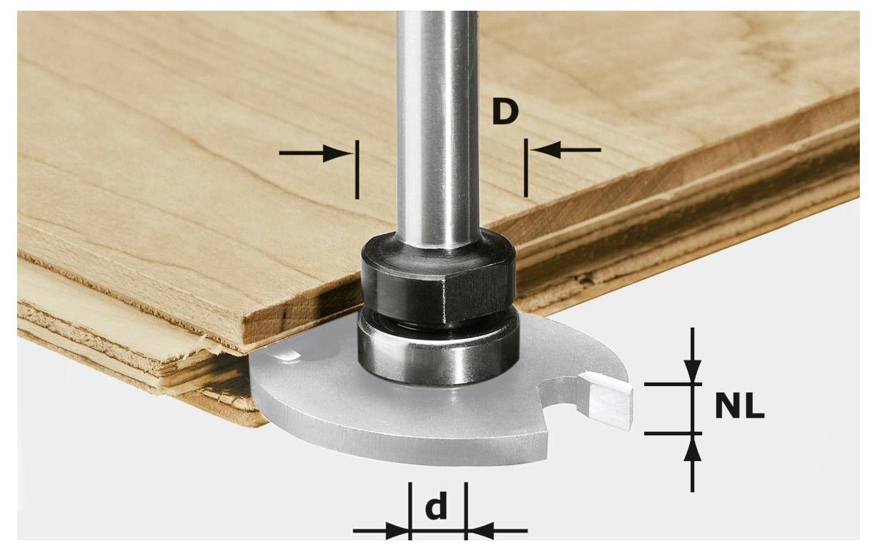 Frässpindel S8 1,5-5 KL16 Festool 499803 Durchmesser 16 mm